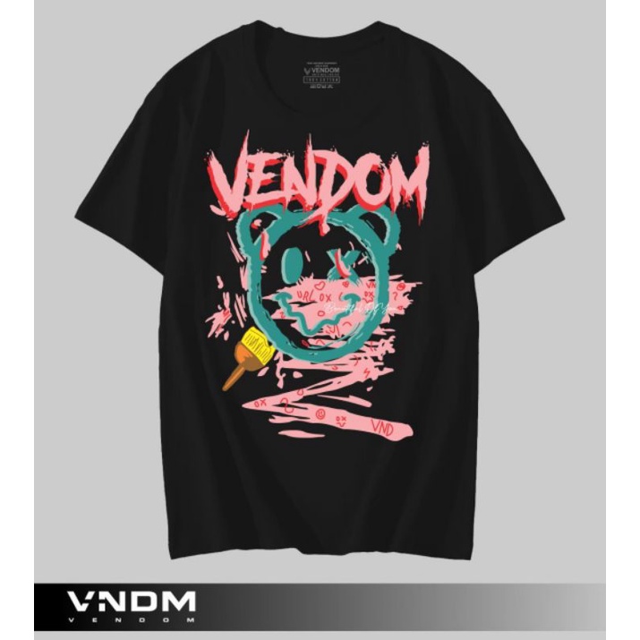 Kaos Casual Distro VENDOM™ Original Men's T-shirt Premium Cloth | Kaos Pria Tangan Pendek | Baju Cowo | Atasan Pria/Wanita