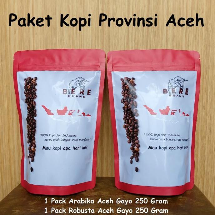 

PAKET KOPI ACEH 250 GRAM Bubuk / Biji Giling Tubruk Coffee Bean Beans