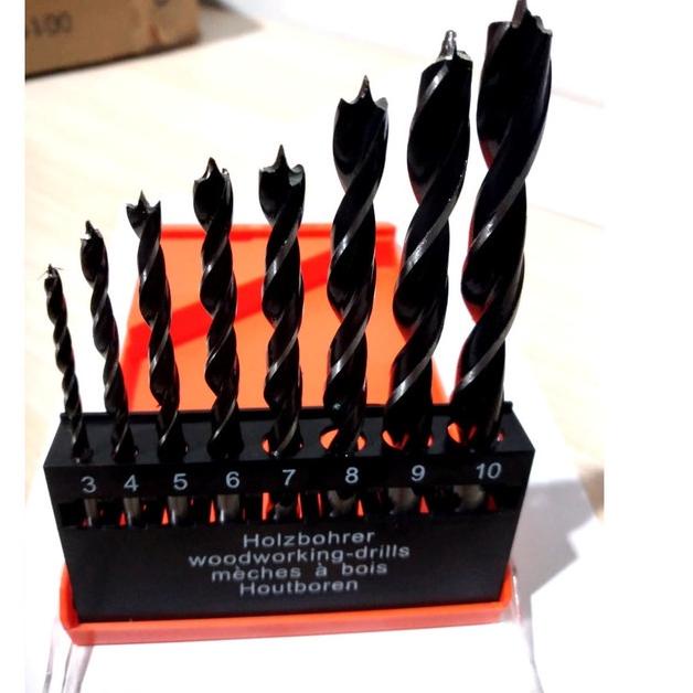 Best Product YUKIDO MATA BOR KAYU SET 8PCS 3 -10MM AUGER BIT FL YUKIDO Mata Bor Ka