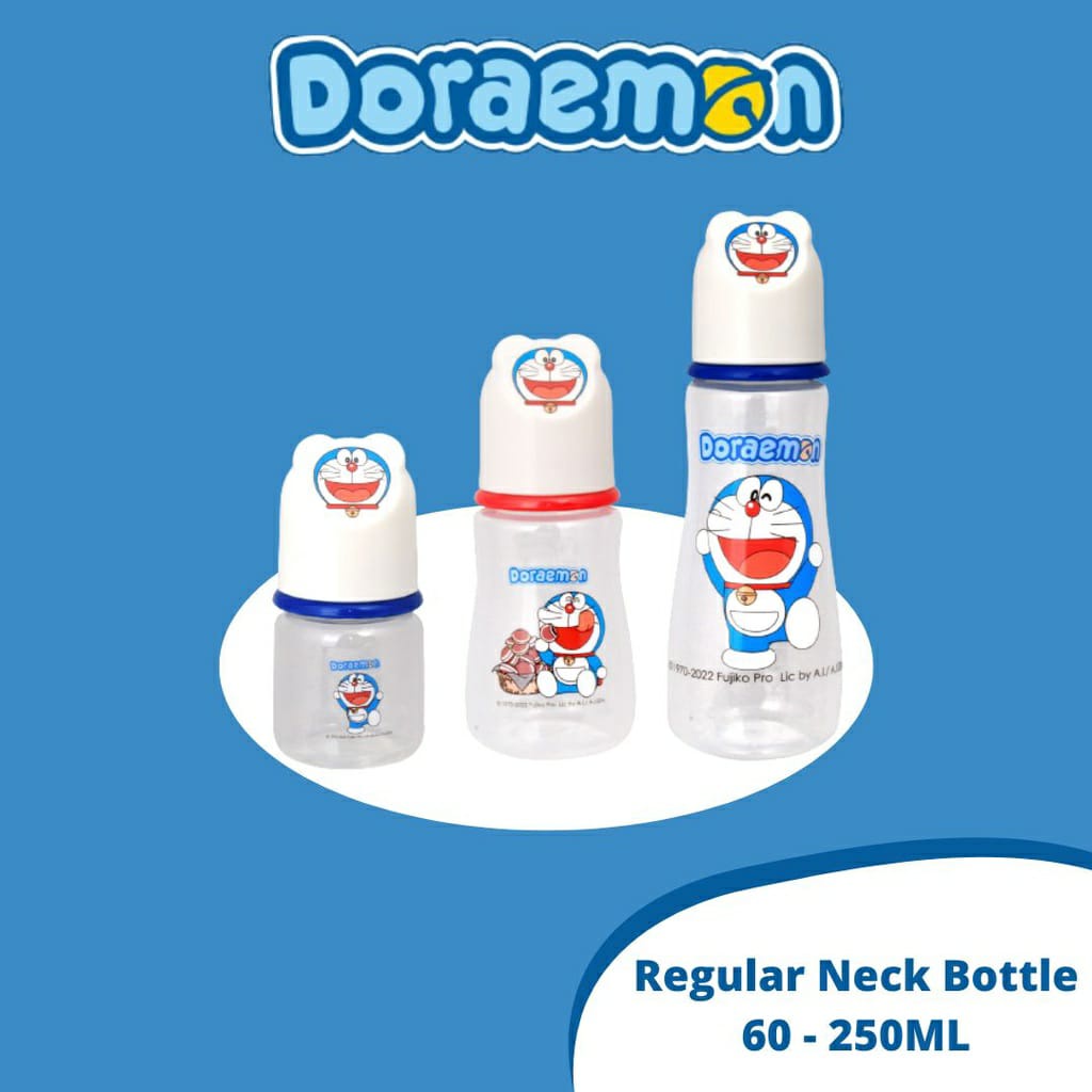 Lusty Bunny Doraemon Botol Susu Standard Reguler Neck Bottle (DOR  DB142 / 125ML - DOR DB182 / 250ML) Lusty Bunny Botol Susu