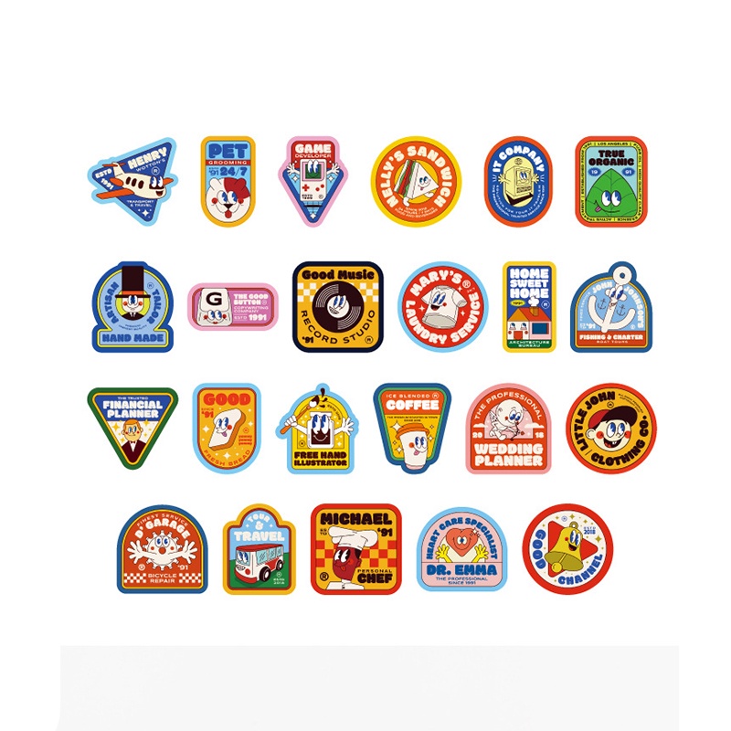 Kartun Jepang Stiker Bahan Salur Bagus Stiker Scrapbook Laptop DIY Deco Stiker