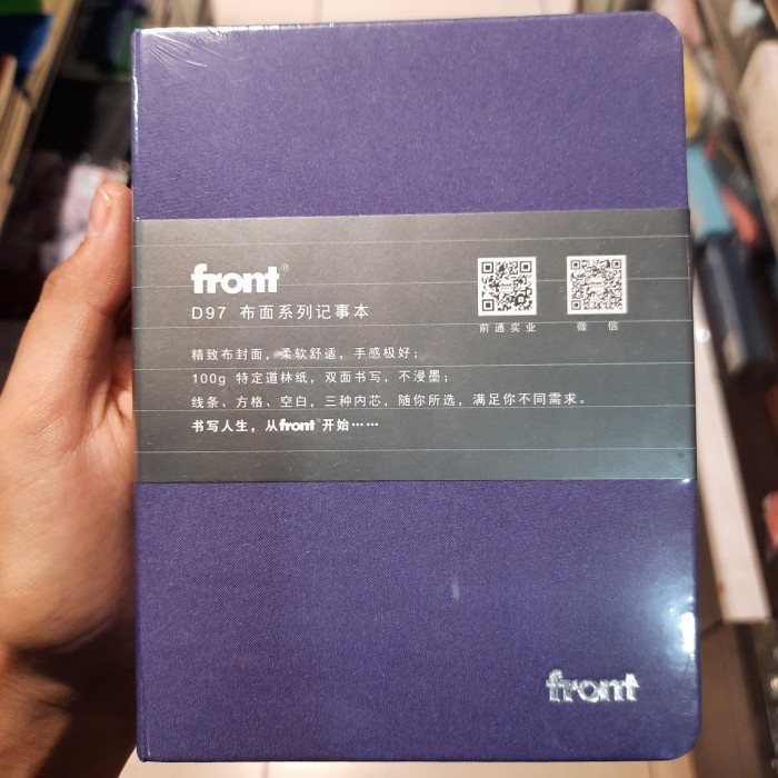 

Note Front Notebook D97 A6 Purpel (Gramedia Pasar Baru)
