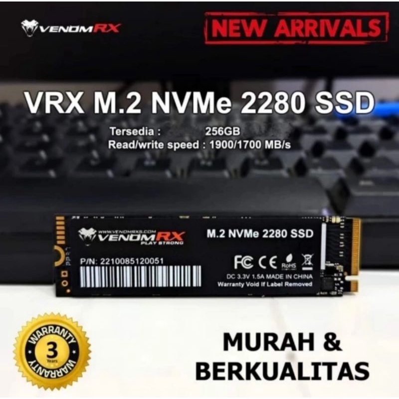 Venomrx SSD Nvme 256GB