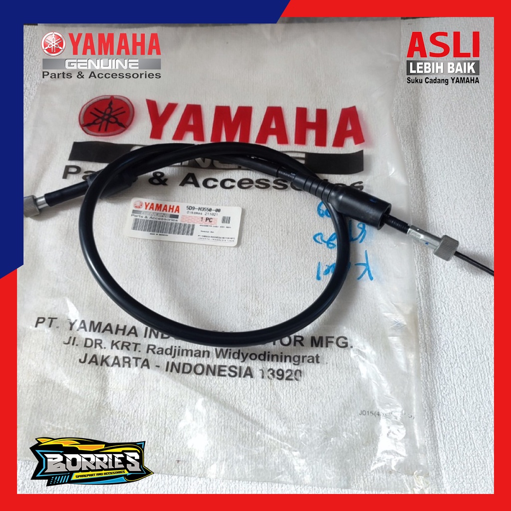 KABEL KILOMETER SPEEDOMETER VEGA ZR JUPITER ZZ ROBOT 5D9-H3550-00 ORI