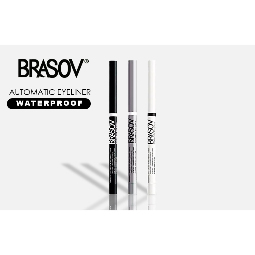 Brasov Automatic Waterproof Eye Liner / Eyeliner Putar Brassov