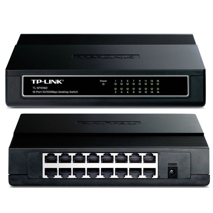 TP Link TP-SF1016D 10/100MBPS Switch Hub Original - Garansi Resmi 1 tahun
