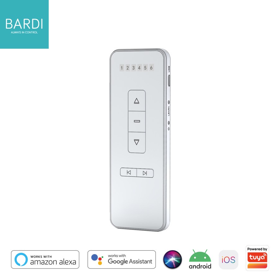 BARDI SMART Remote RF 433.92 Curtain Untuk Tirai Gorden Otomatis