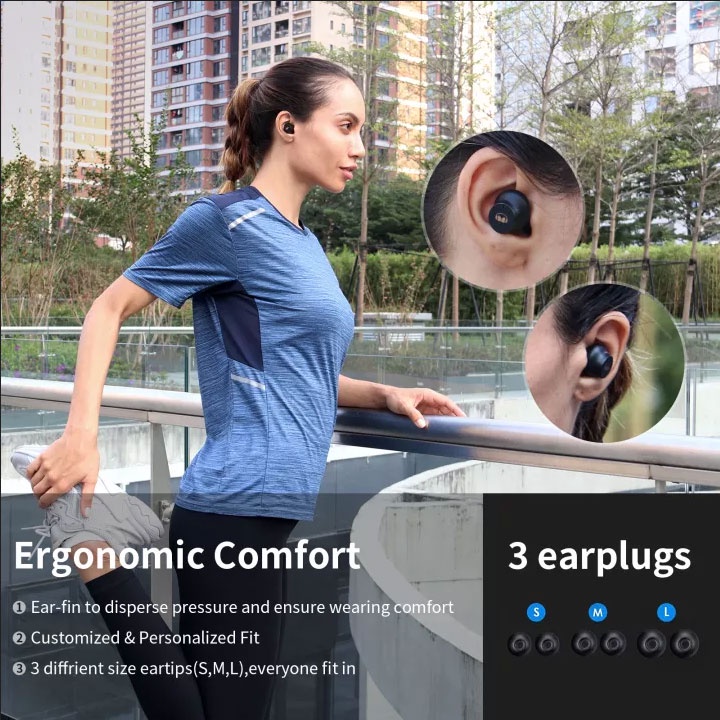 MONSTER N-Lite 200 AirLinks Earphone TWS Bluetooth 5.0 with Charging Base - Black