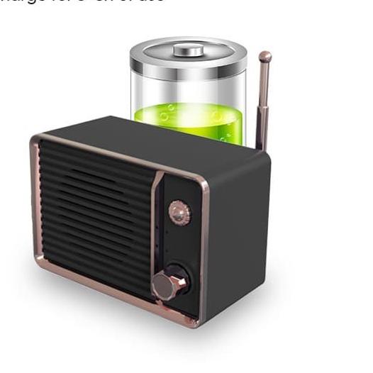 Bepop Speaker Bluetooth Wireless Portable Model Radio Mini TV - Pink