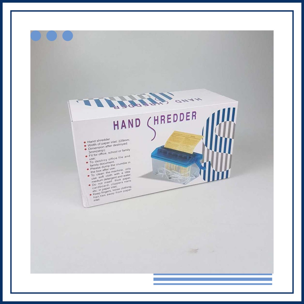 

Grosir YOAINGO Penghancur Kertas Manual Handheld Paper Shredder A4 - SYe0123 Elegan