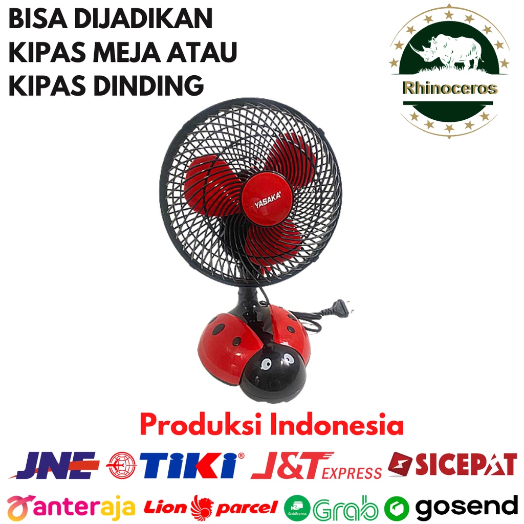 Kipas Angin Meja 8 Inch Dinding Desk Fan Mini Wall Fan Gantung Tembok