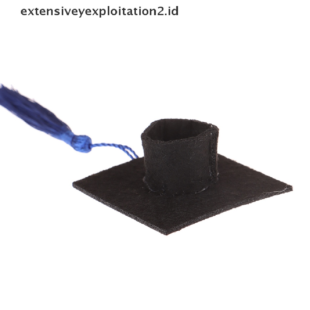 1pc Topi Wisuda Mini Dengan Rumbai Untuk Kostum Kelulusan