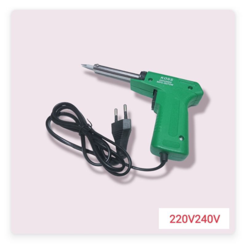 Solder Listrik Gagang Alat Patri Solder Tembak Solder Pistol Koss 30Watt