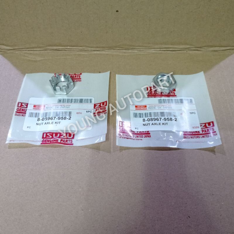 NUT AXLE FRONT/MUR AS RODA DEPAN PANTHER 2.3 2.5 TURING