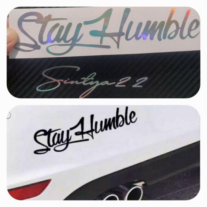 

STIKER STAY HUMBLE CUTTING