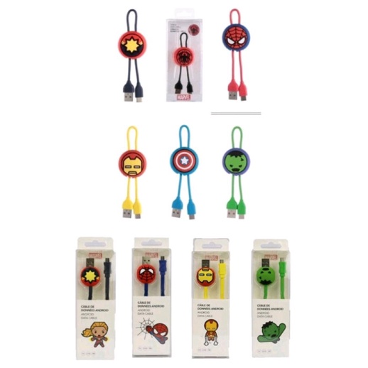 [SALE] Miniso Marvel Android Data Cable ( Micro / Type - C)