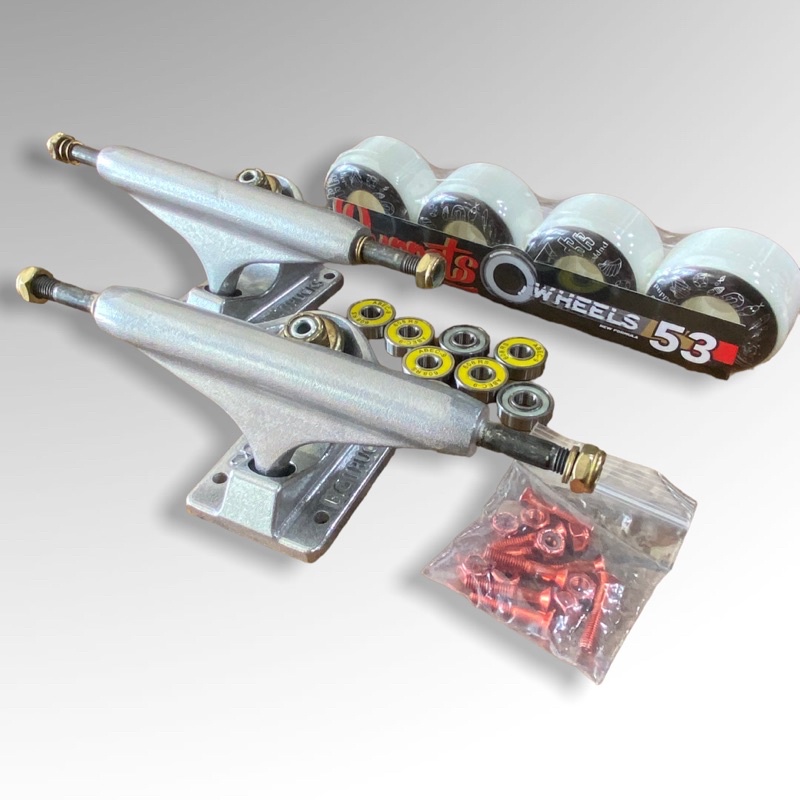 Jual Truckset BIG raw 5.25 skateboard trucks deck wheels griptape