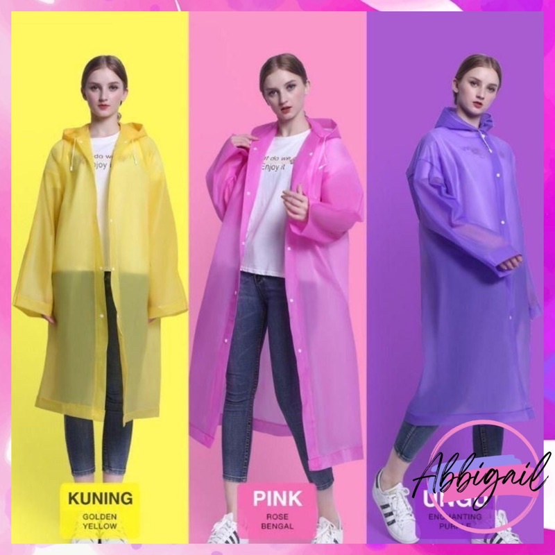 𝘈𝘉𝘎✰ JAS HUJAN EVA TRANSPARANT TEBAL MODEL KOREA DEWASA DAN ANAK / JAS HUJAN ANAK RAINCOAT MANTEL DEWASA WARNA / Botol Viral Gemoy Motivasi 2 Liter / Payung Magic 3D / Blender Mini / Keset Viral Karakter / Pisau Dapur Set O1026.01