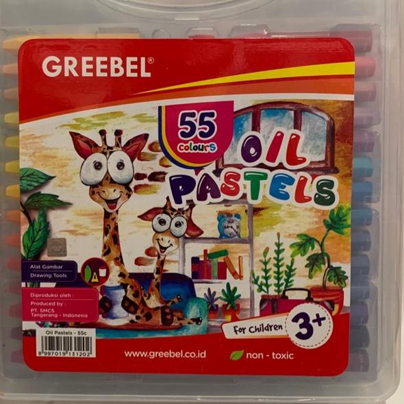 

Baru Terkini Oil pastels greebel 55 warna / krayon greebel 55 warna / oil paste greebel 55 warna