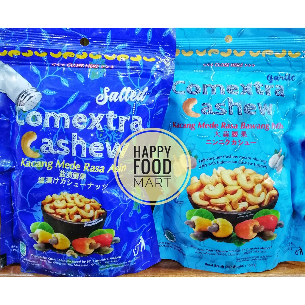 

[DISKON] COMEXTRA SALTED CASHEW 150 GRAM/KACANG METE BAWANG PUTIH/GARLIC NUT/MEDE GORENG ASIN/MENTE SIAP MAKAN/KACANG MONYET