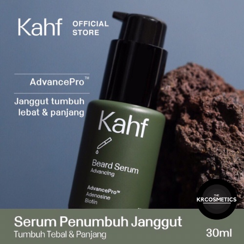 Kahf Advancing Beard &amp; Hair Serum 30 ml - Serum Penumbuh Janggut dan Rambut