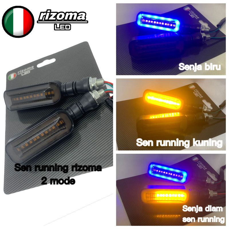 Sein Running Lampu Sen Led L012-DD112 Rizoma Buat Cb150r ,Cbr150r ,Megapro ,Versa ,Mt15 ,Xabre ,R15 ,R25 ,Byson ,Vixion ,Scorpio ,Vario150 ,Adv Dan Motor Lainnya Universal