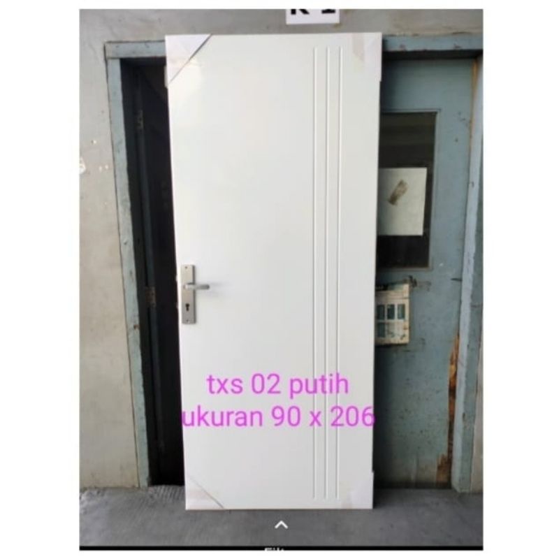 Pintu Baja dan Kusen Baja TX02 PUTIH