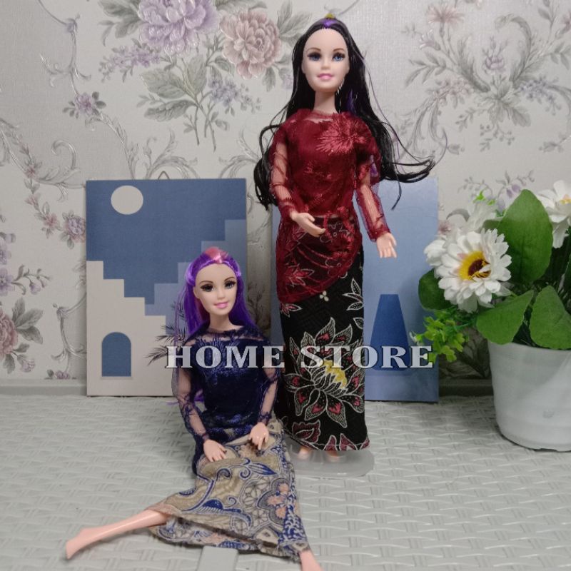 Boneka Tekuk Memakai Baju Kebaya Satuan