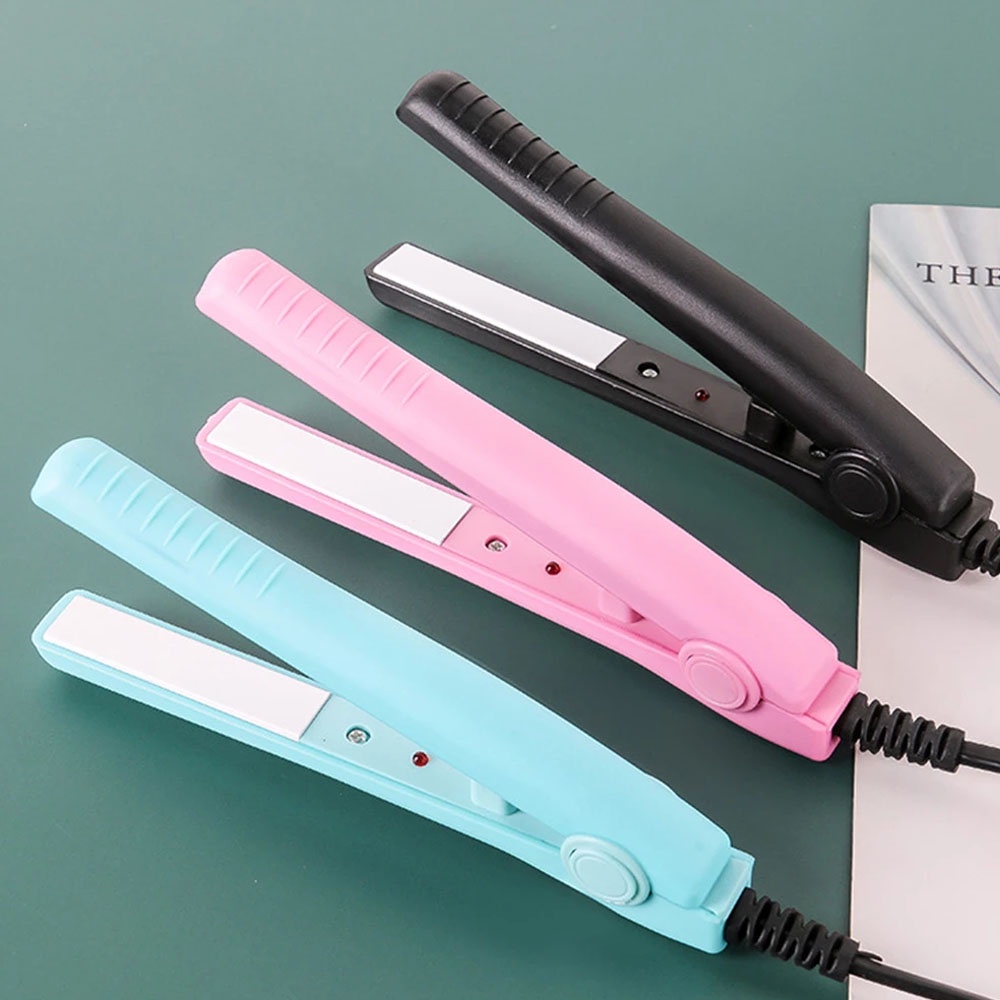 Catokan Rambut Mini Murah Portable 2 in 1  Rambut Curly / Catok Mini Keramik Lurus dan Keriting