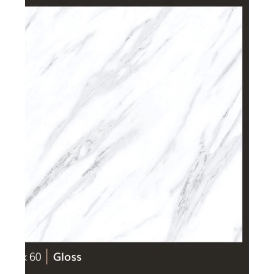 Granit Tile ARNA Size 60x60 (GLOSSY/KILAP) - Lavani White