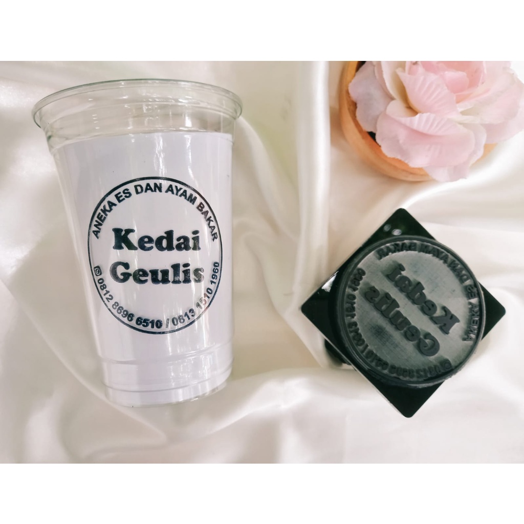 

Jual Stempel Cup Plastik Anti Luntur Stempel UMKM Stempel Best Seller
