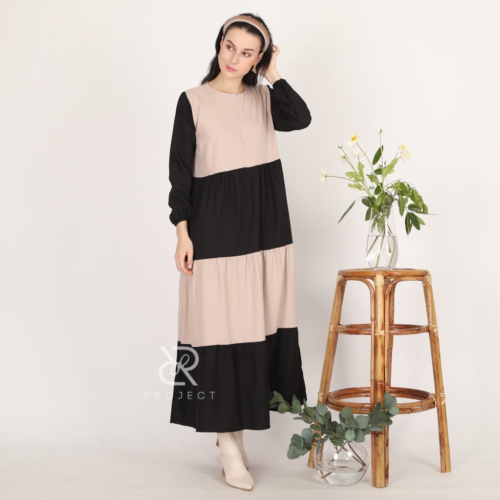 GF  ~ EMILIA MAXI baju muslim wanita ABAYA KEKINIAN GAMIS JUMBO
