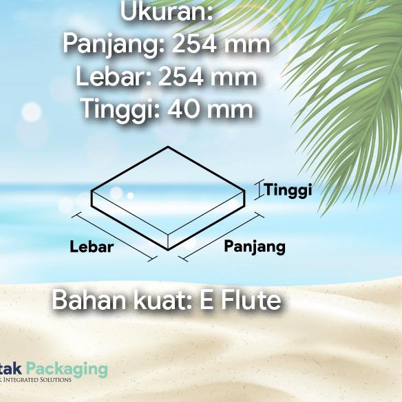 

Kardus Kotak Pizza 25 x 25 x 4 Kraft Cokelat Karton Kemasan Box pitsa