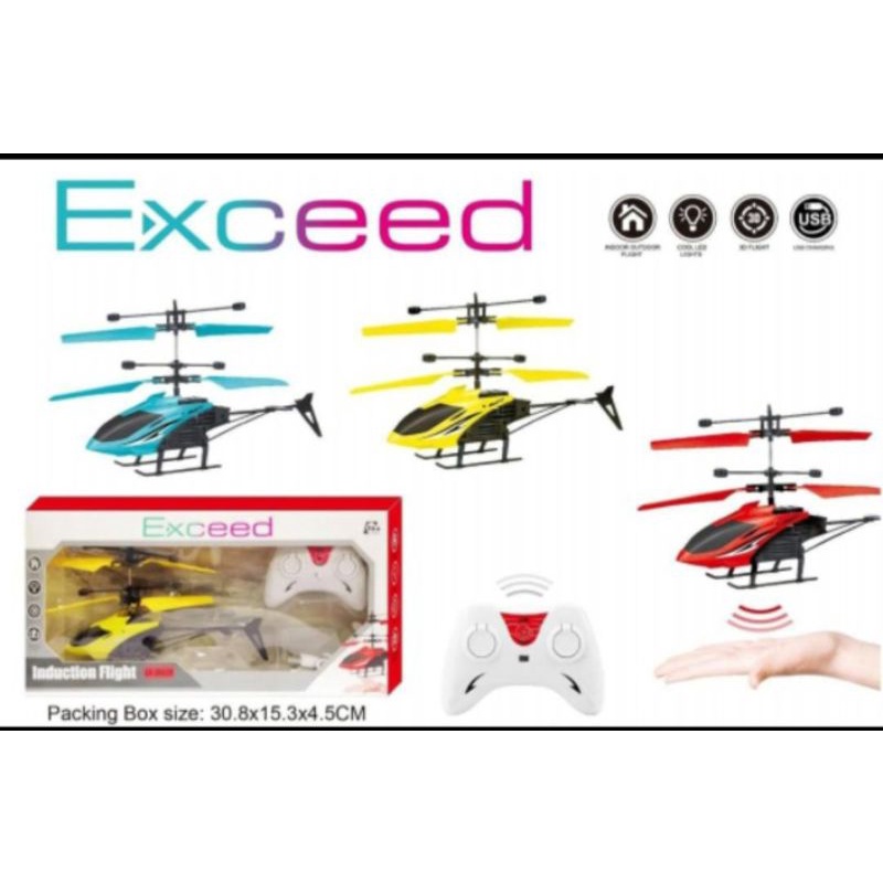 Mainan RC helikopter exceed