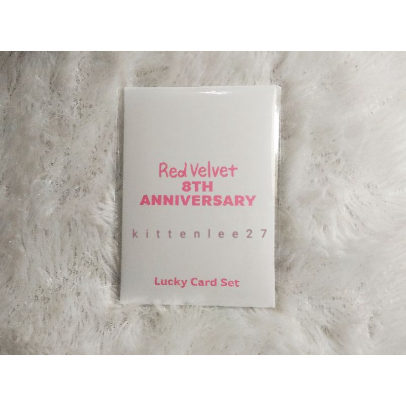 [PHOTOCARD OFFICIAL] Lucky Card Irene MD 8th Anniversary Anniv Red Velvet RV Redvelvet Reve Sealed F