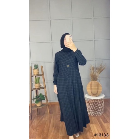 Cod✓ June Dress gamis premium