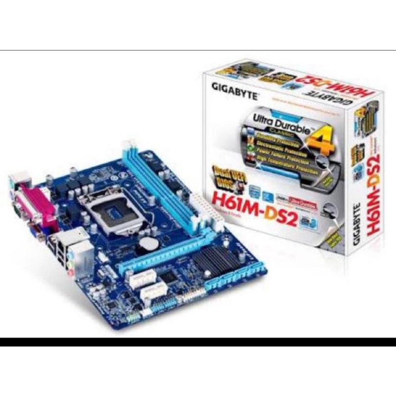 Mb gigabyte h61m-ds2 socket 1155
