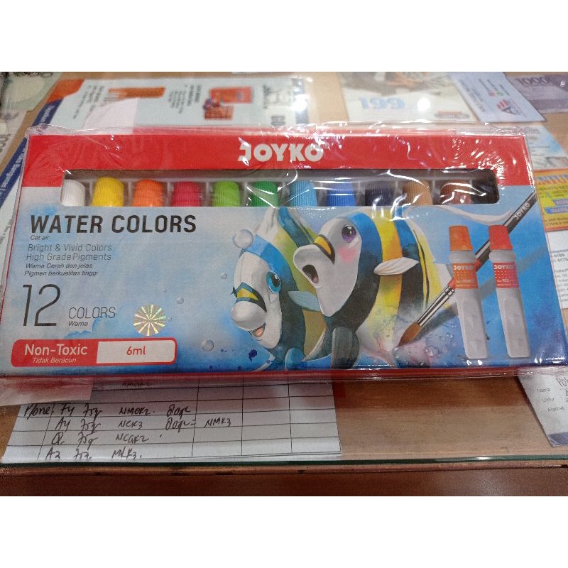 

water colors joyko 12wrn isi 6ml/cat air joyko 12wrn isi 6ml