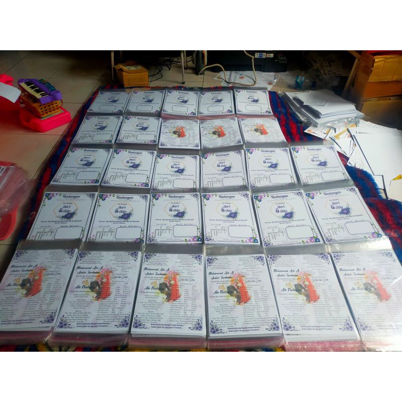 Jual undangan timbal balik Shopee Indonesia