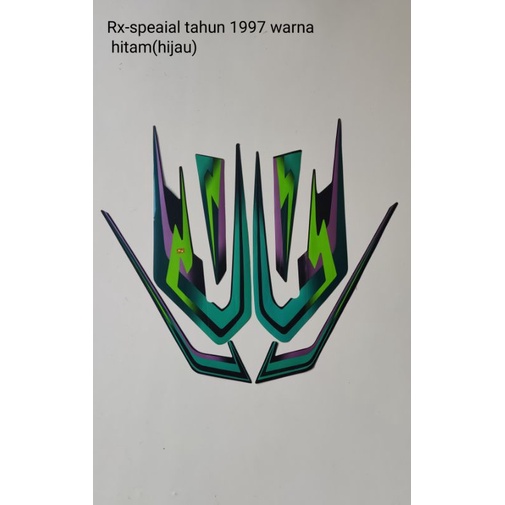 STRIPING ORI YAMAHA RX Spesial Th 1997) Hitam hijau