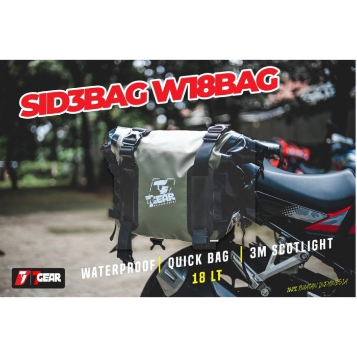 Rain Cover Sidebag Waterproof 7Gear Tas Samping Crashbar Motor Anti Air Cb 150X