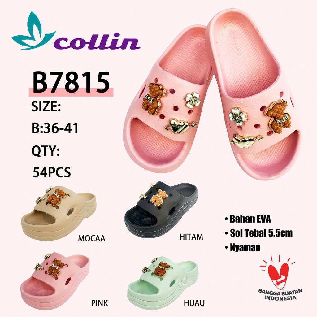 16.SANDALWEDGES EVA RUBBER KOKOP WANITA FUJI - B7185