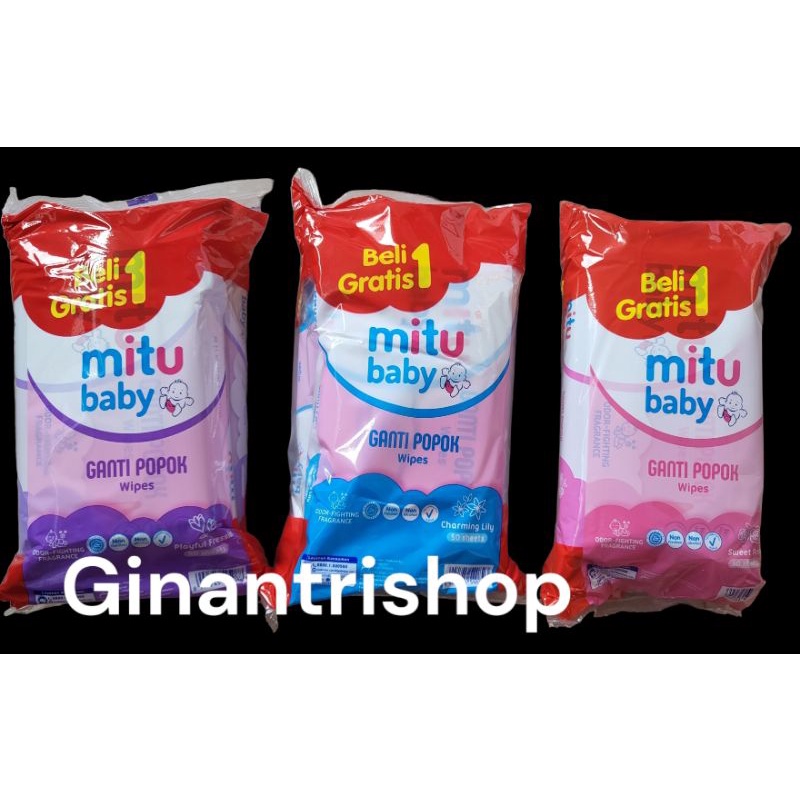 Mittu tissu basah 50s Buy 1 get 1