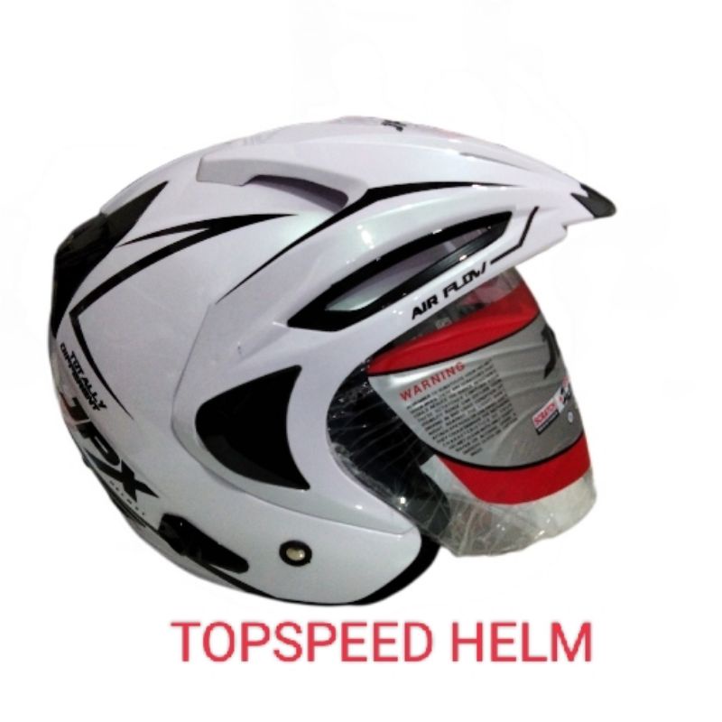 Helm jpx supreme jpx dobel visor white