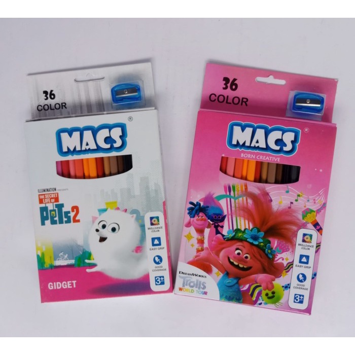 

[COD] Pensil Warna Macs 36 Warna