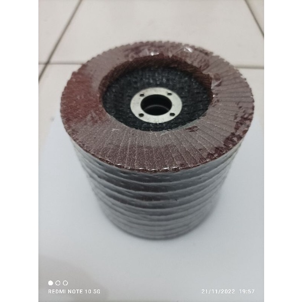 paket Mata Gerinda Amplas susun Grit 40 / Flap Disk