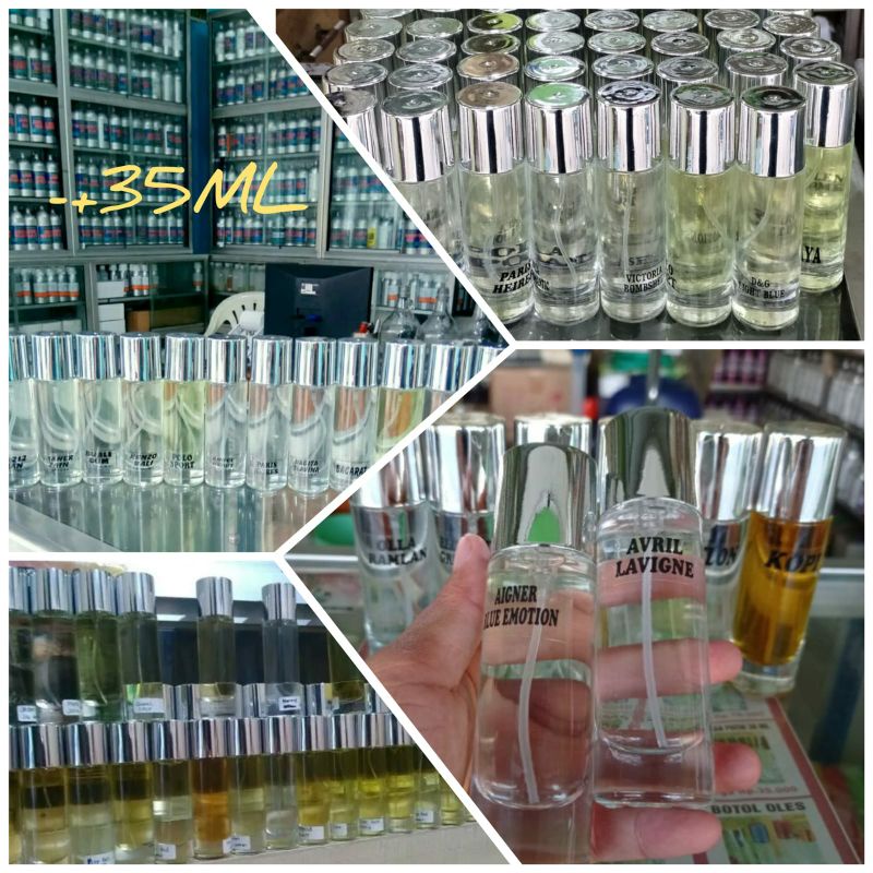 (100ML) BIBIT PARFUM MURNI UNTUK ROLL ON ATAU SPRAY TANPA ALKOHOL HARGA TERMURAH