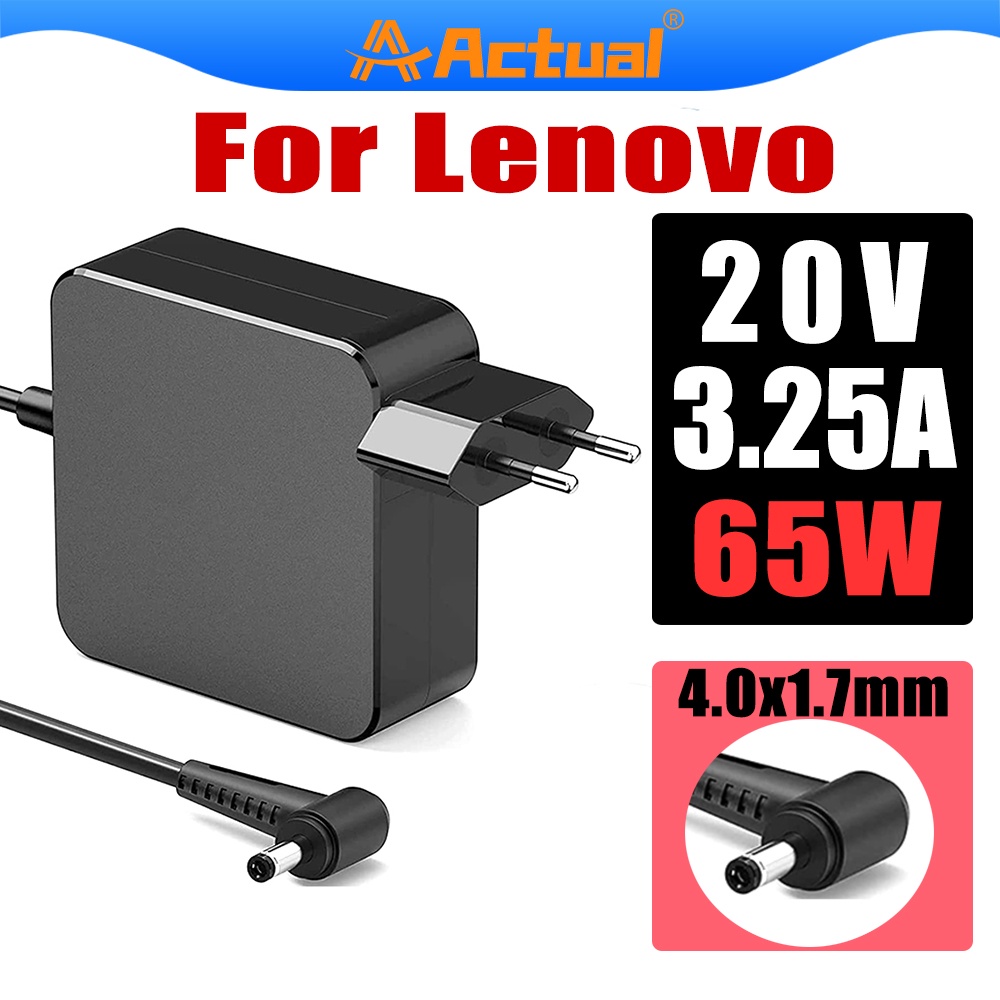 Actual【COD】20V - 3.25A 65W Charger Adaptor For Lenovo Ideapad S145 310 130 320 330 310S 320S 330S 510 V14 V15 320-14 320-15 slim3 slim5 C340