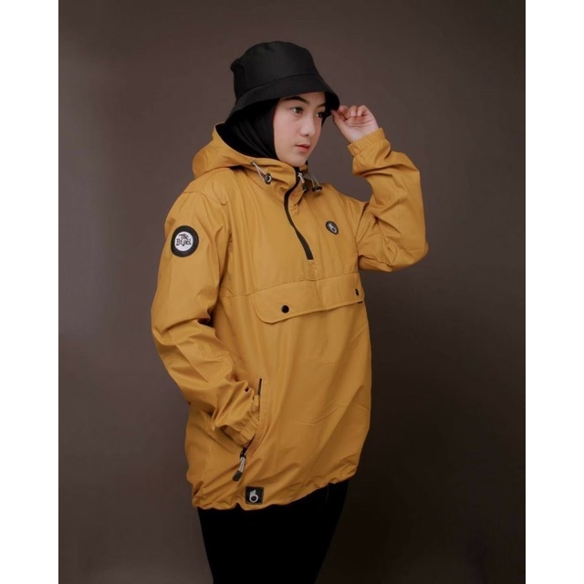 The Bojiel Yellow Jaket Cougle Simple Jaket Parasut Jaket Outdoor