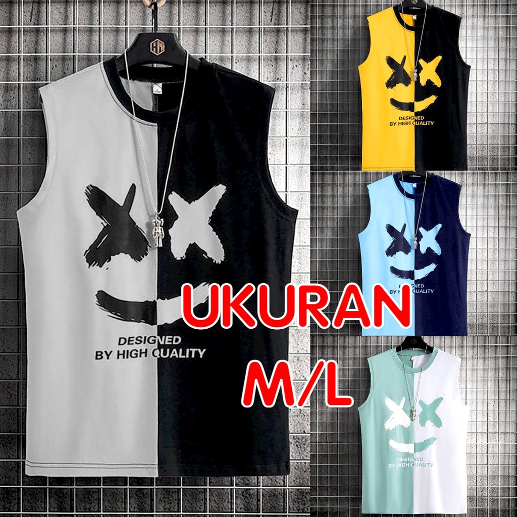 Asgard777 - BAJU SINGLET MELLO / baju pria / kaos / baju cowok / baju cowok kekinian / baju cowok distro / baju pendek / singlet